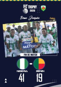 Read more about the article Nigeria U-18, U-20 Teams Storm Semi-Finals at IHF Trophy Africa Zone 3