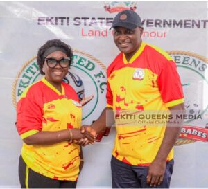 Read more about the article EKITI QUEENS UNVEIL SABO OKALA AS NEW HEAD COACH