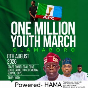 Read more about the article HAMA Organises One Million Youth March in Support of Tinubu, Ododo’s 2027 Re-election Bid